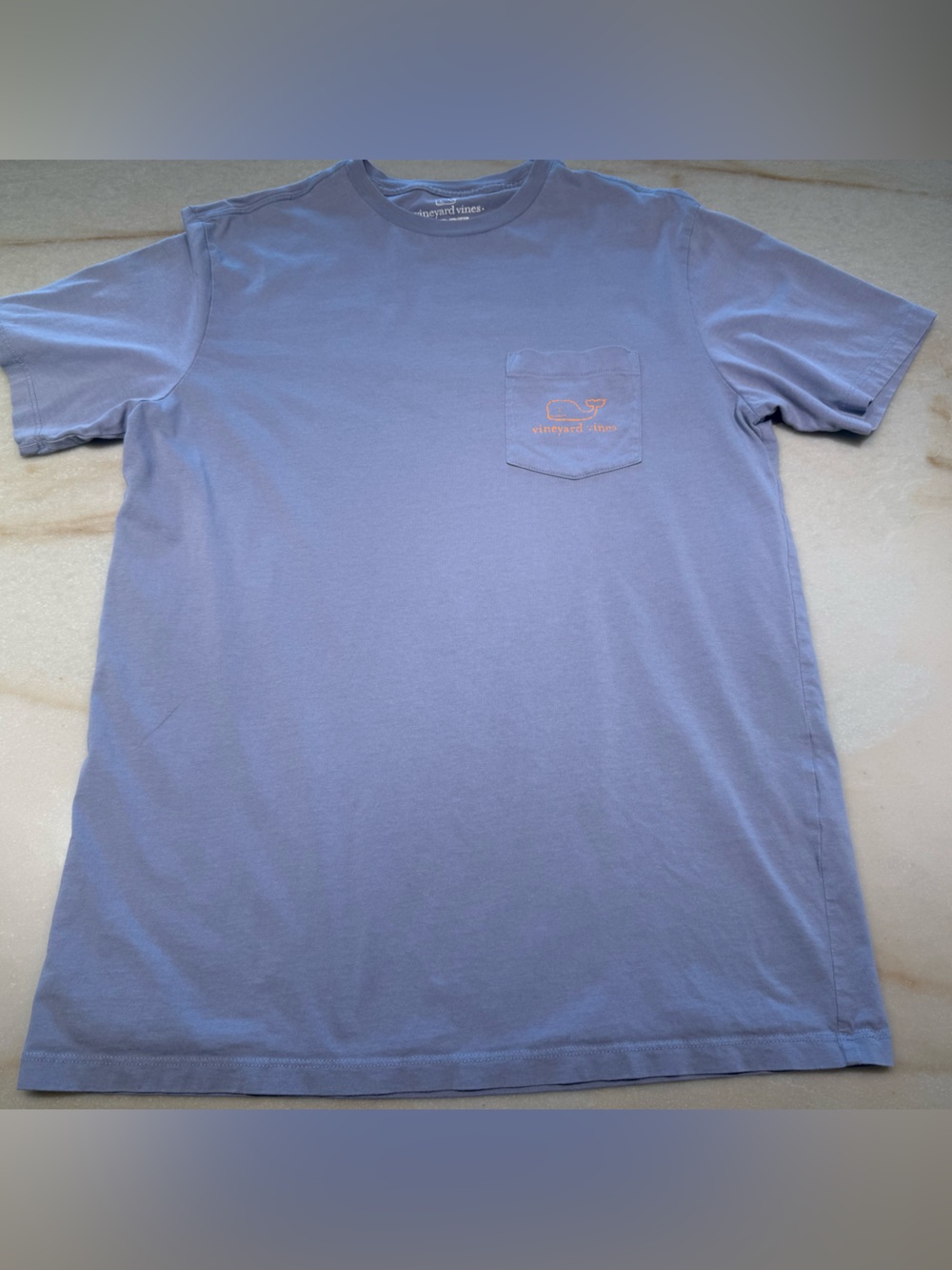 Vineyard Vines Short Sleeve Pocket Tee - Light Blue
